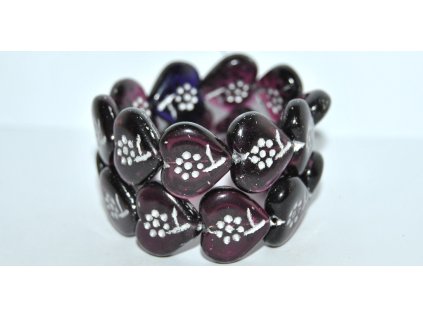 Hearts - beads 18x17mm