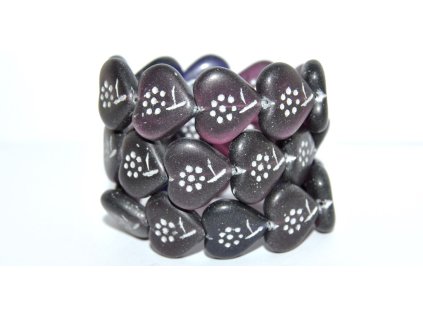 Hearts - beads 18x17mm
