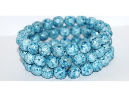 Pressed beads -10mm-glass on glass