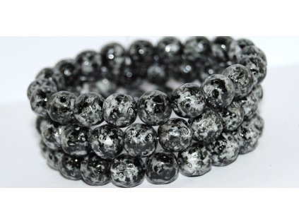 Pressed beads -10mm-glass on glass