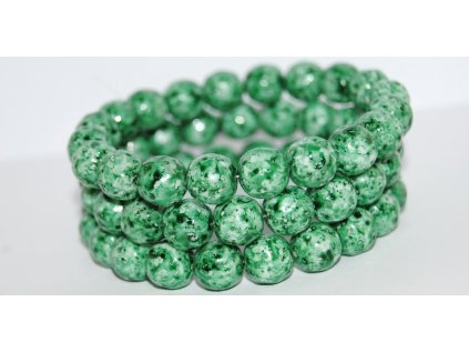 Pressed beads -10mm-glass on glass