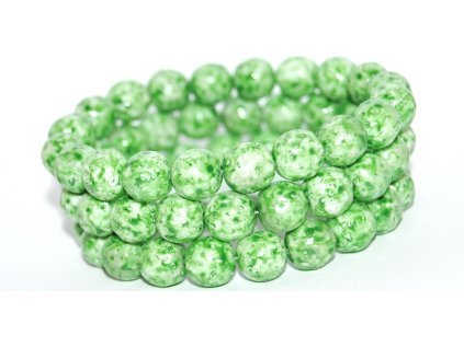 Pressed beads -10mm-glass on glass