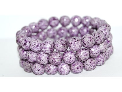 Pressed beads -10mm-glass on glass