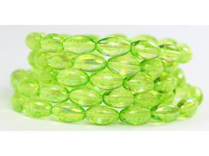 Pressed - Olive 14x8mm