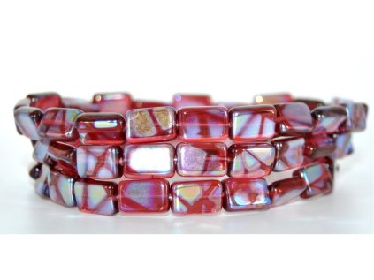 Rectangles - 12x8mm - Pressed beads