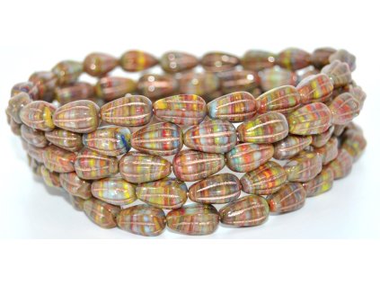 Pressed Beads - 13x8mm