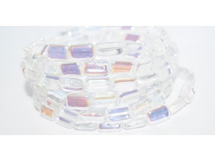 Rectangles - 12x8mm - Pressed beads