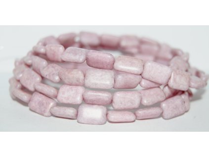 Rectangles - 12x8mm - Pressed beads