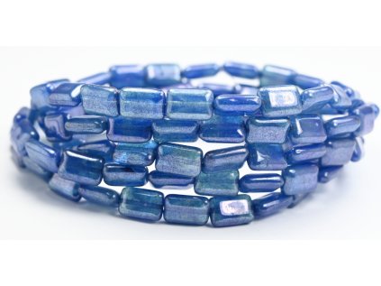 Rectangles - 12x8mm - Pressed beads