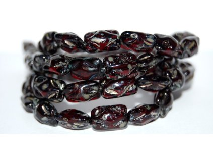 Mačkané perle - 12x8 mm