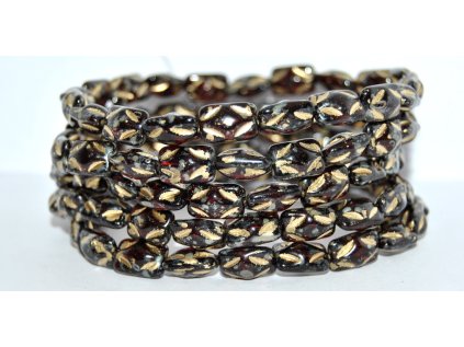 Pressed Beads - 12x8mm