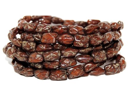 Pressed Beads - 12x8mm