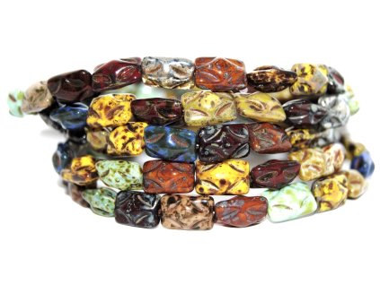 Pressed Beads - 12x8mm