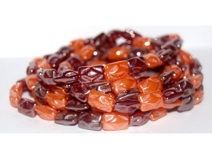 Mačkané perle - 12x8 mm