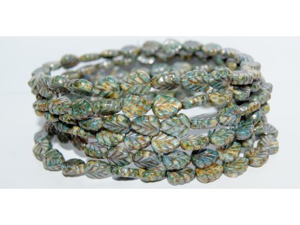 Pressed-Leaves 10x8mm