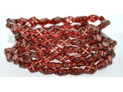 Pressed Beads - 12x8mm