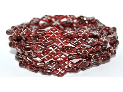 Pressed Beads - 12x8mm