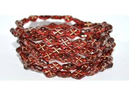 Pressed Beads - 12x8mm