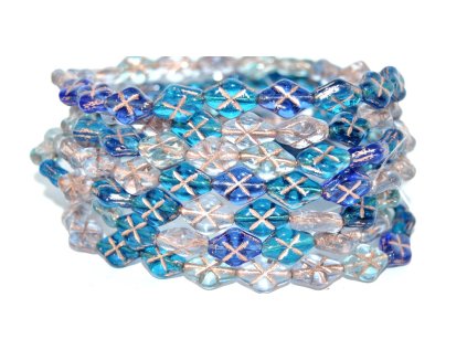 Pressed Beads - 12x8mm