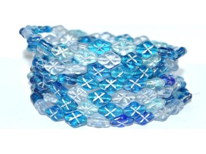 Pressed Beads - 12x8mm