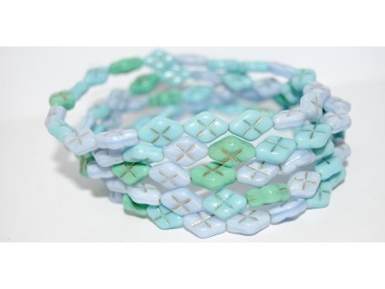 Pressed Beads - 12x8mm