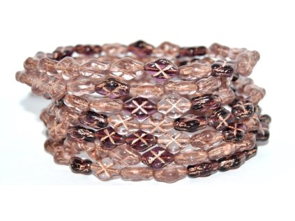 Pressed Beads - 12x8mm