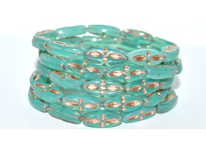 Pressed Beads-URANIUM GLASS