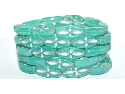 Pressed Beads-URANIUM GLASS