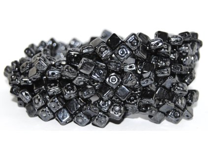 Tile with flower-Squares-2hole