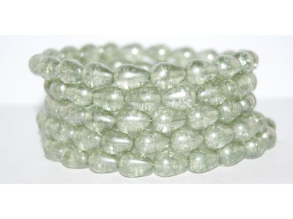 Pears 10x8mm CRACKLE