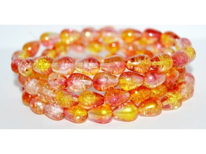 Pears 10x8mm CRACKLE