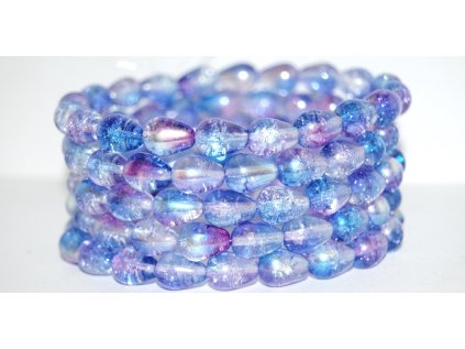 Pears 10x8mm CRACKLE