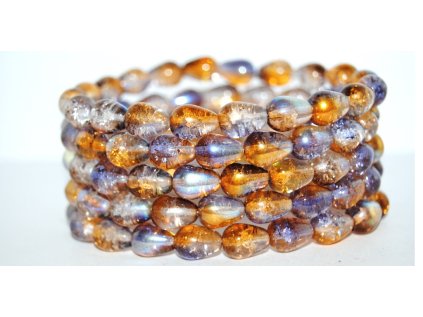 Pears 10x8mm CRACKLE