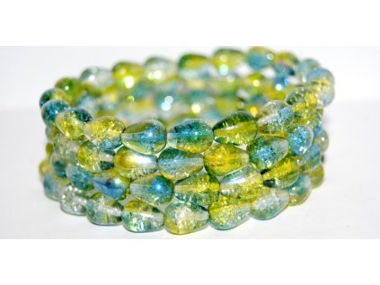 Pears 10x8mm CRACKLE