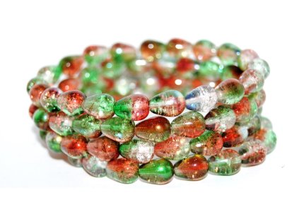 Pears 10x8mm CRACKLE