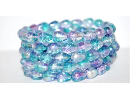 Pears 10x8mm CRACKLE