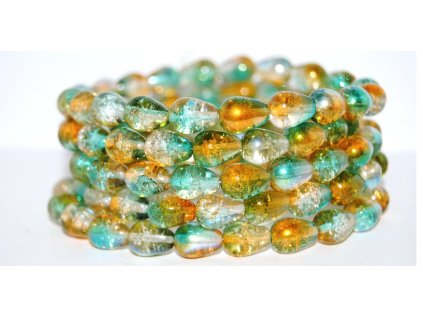 Pears 10x8mm CRACKLE