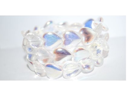 Pressed beads -Heards 16x15mm