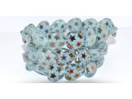 Pressed beads -Heards 16x15mm