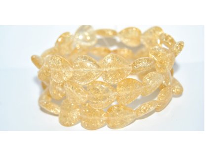 Pressed beads -Heards 16x15mm