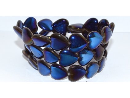 Pressed beads -Heards 16x15mm