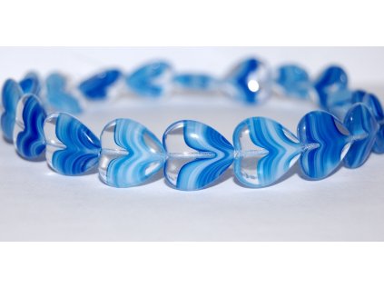 Pressed beads -Heards 16x15mm