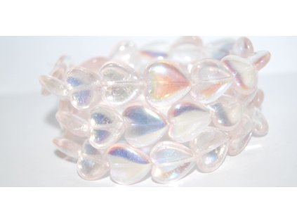 Pressed beads -Heards 16x15mm