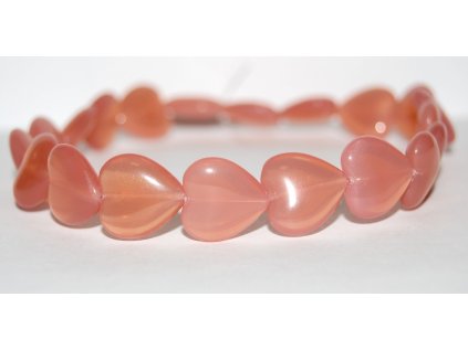 Pressed beads -Heards 16x15mm