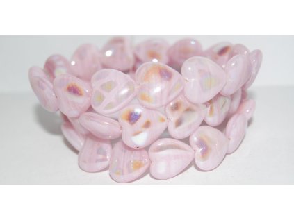 Pressed beads -Heards 16x15mm