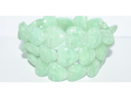 Pressed beads -Heards 16x15mm