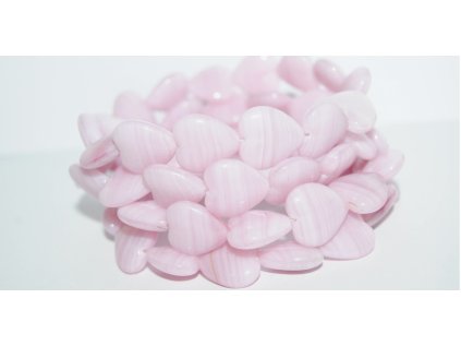 Pressed beads -Heards 16x15mm