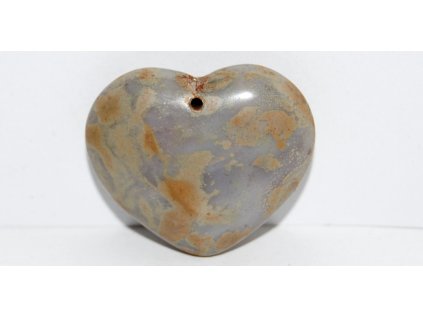 Pressed beads - Hearts - 29x24mm