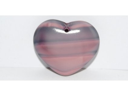 Pressed beads - Hearts - 29x24mm