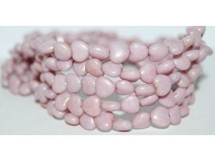 Pressed beads- Hearts 8mm